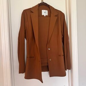 Betabrand Camel Full Suit-  Jacket (L) and Pants (M)